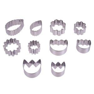 FIMO Flower Shaped Jewelry Cutters -10 Total Cutters